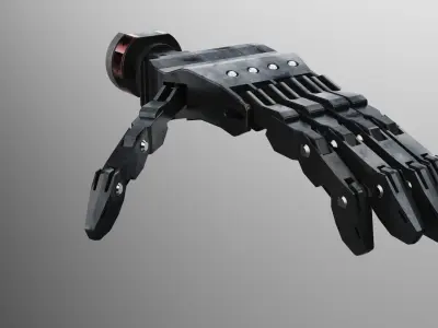 hand robotic scifi part vol3 3D model