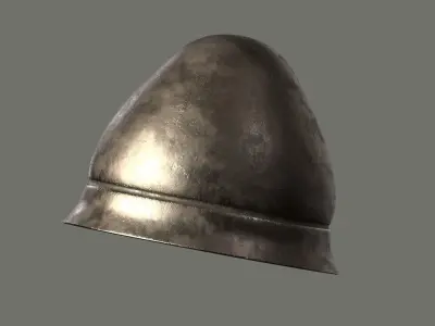 Pilos helmet - Greek Helmet Low-poly 3D model