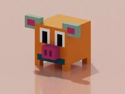 Animal VAMON3 Low-poly 3D model