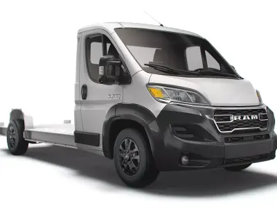 RAM Promaster 3540 L4 platform cab 2023 3D model