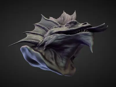 HEAD56 high poly sculpt 3D model