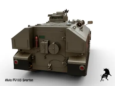 Alvis FV103 Spartan 3D model