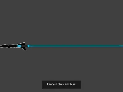Lance pack black and blue