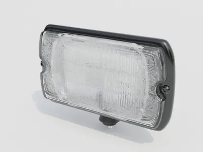 Classic Cibie 35 Airport Fog Light 3D model