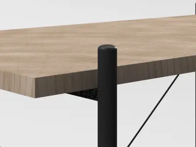 Shelve VANBORG for office interior Free low-poly 3D model