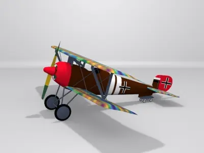 Siemens Schuckert Low-poly 3D model