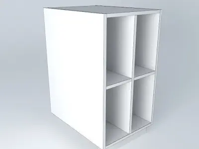 B0D0D cabinet with three shelves Free 3D model