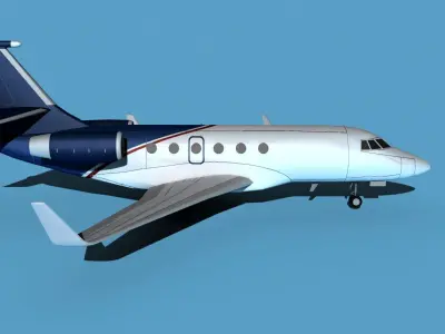 Dassault Falcon 2000 V10 3D model