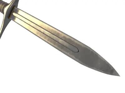 Dagger sword of king arthur Low-poly 3D model