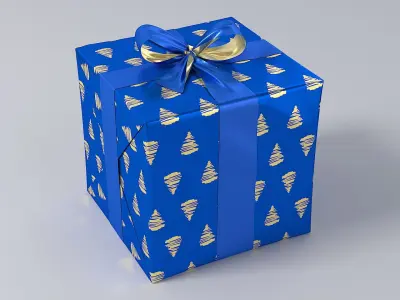 Christmas Tree and Presents Bundle 3D model