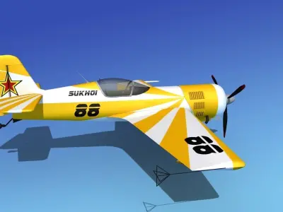 Sukhoi SU-26 Aerobat V15 3D model