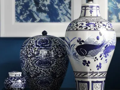 Williams-Sonoma Home Decor set 3D model