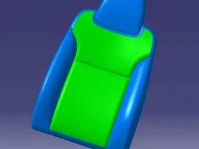 Back Seat 3D model