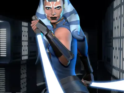 Ahsoka Tano - Clone Wars ashoka 3D print model