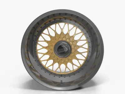 BBS RS Low-poly 3D model