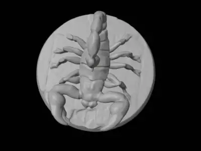scorpion 3D print model
