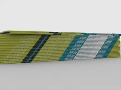 Stacked Gypsum Boards 3D model