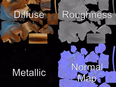 Detailed Spinosaurus model pack Low-poly 3D model