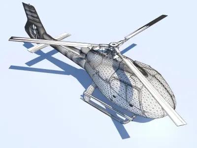  AgustaWestland  Helicopter 3D model 3D model