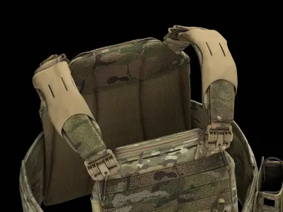 Strandhogg v3 SAPI Cut Plate Carrier V2 Low-poly 3D model