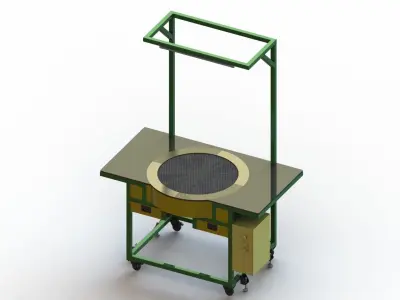 Disc Sander for Refurbished Car Rubber 3D model