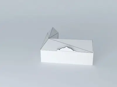 Former computer center building Free 3D model