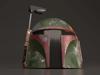 Boba Fett Helmet Free 3D model
