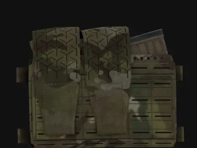 Spiritus Micro Fight Chassis MkV Low-poly 3D model