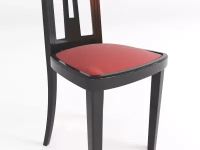 Art Deco Black Lacquer  3D model