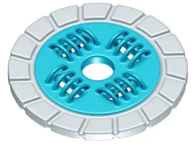 Toddler Clutch Plate Toy 3D model