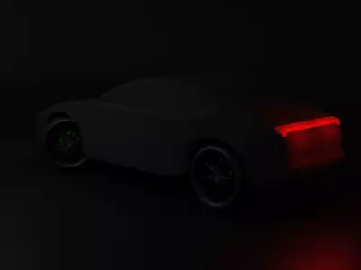 Porche Panamera Model Free low-poly 3D model