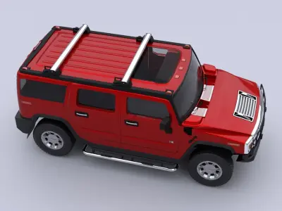 Hummer H2 3D model