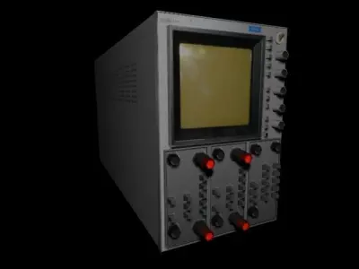 Soviet Oscilloscope C1-91 Free low-poly 3D model