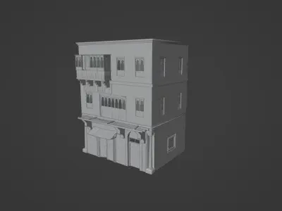 Eastern house 3D model