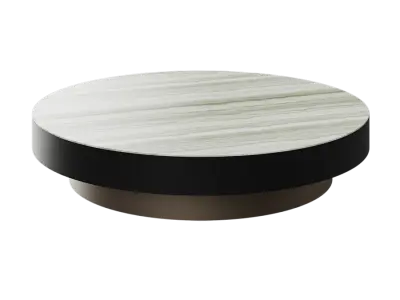  Marble Zebrino Replica Minotti Manhattan Coffee Table Model 