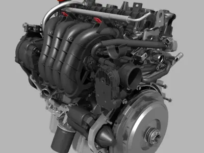 Mitsubishi Engine 3D model