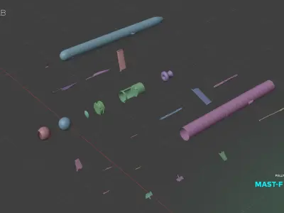 MAST-F Missile 3D Model 3D model