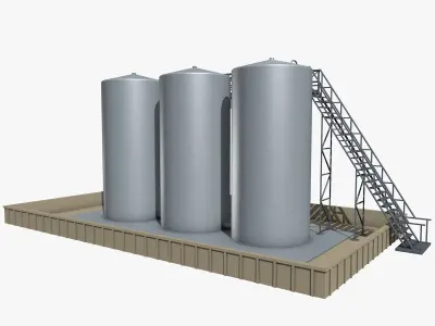 Industrial Storage Equipment Model 3D model