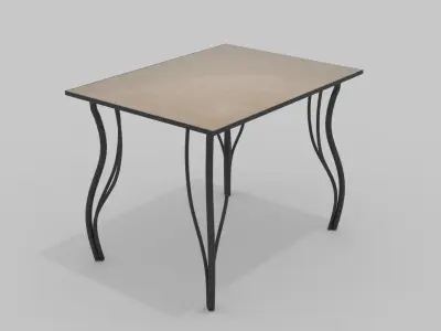 Classic table Free 3D model purchase