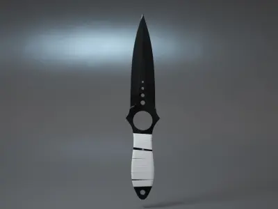 Skeleton Knife 3D model