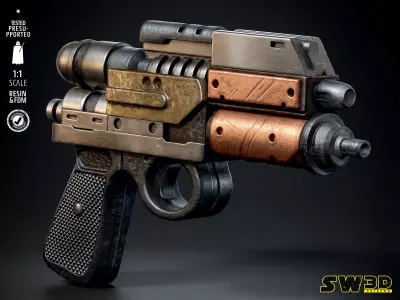 STAR WARS Hera Blaster 3D print model