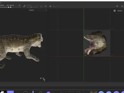 Prestosuchus dinosaur 3D model