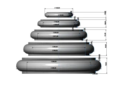 Single Bullnose Column Base 3D print model