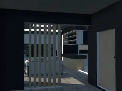 Contemporan house model 3D model