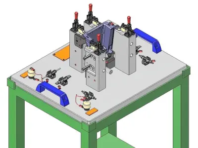 Checking Fixture-Interior Car Part 3D model