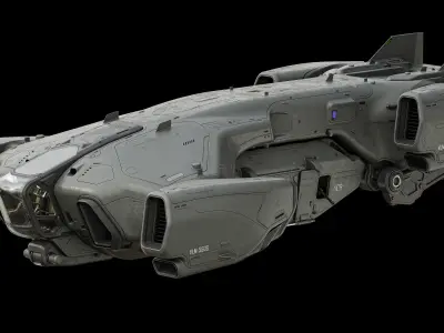 Dropship Concept 3D model