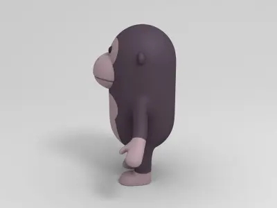 Cartoon Gorilla 3D model