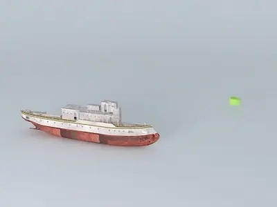 Kaiserliche Marine Kanonenboot SMS Afrika FULL INTERIOR part... Free 3D model