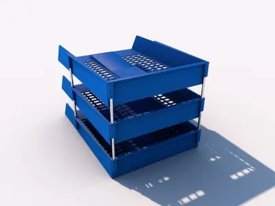 Paper Tray Free 3D model