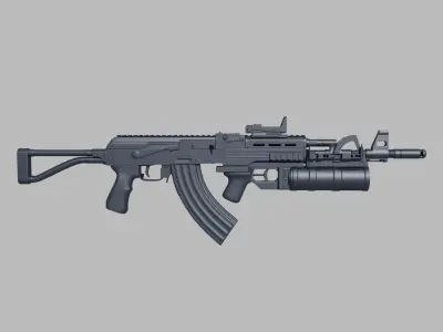 AK103 ak - rifle 3D model
